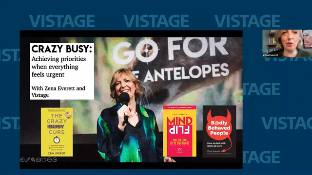 CEO Climb Webinar _ Zena Everett_ Crazy Busy - Achieving Priorities When Everything Feels Urgent-low